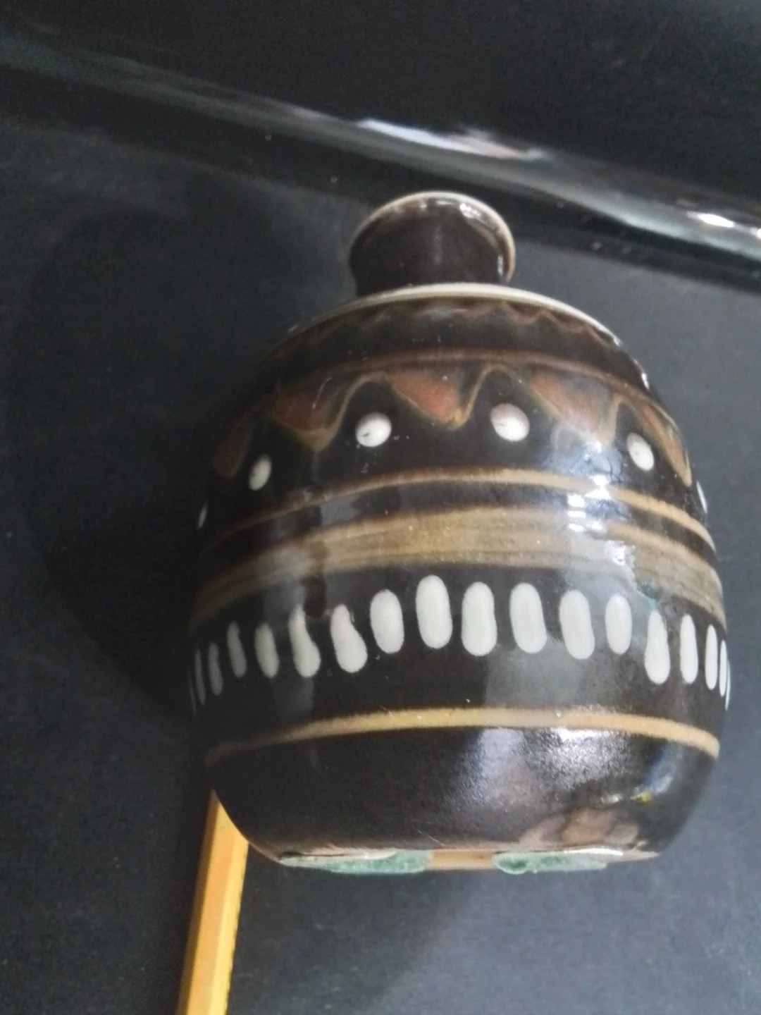 VNG MCM DANISH ART POTTERY VASE BY INGE-LISE EDER - photo 5