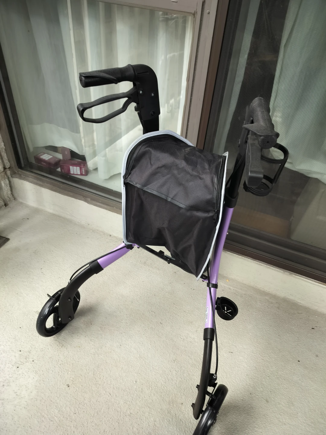 Folding Three-Wheel Rollator Walker - photo 2