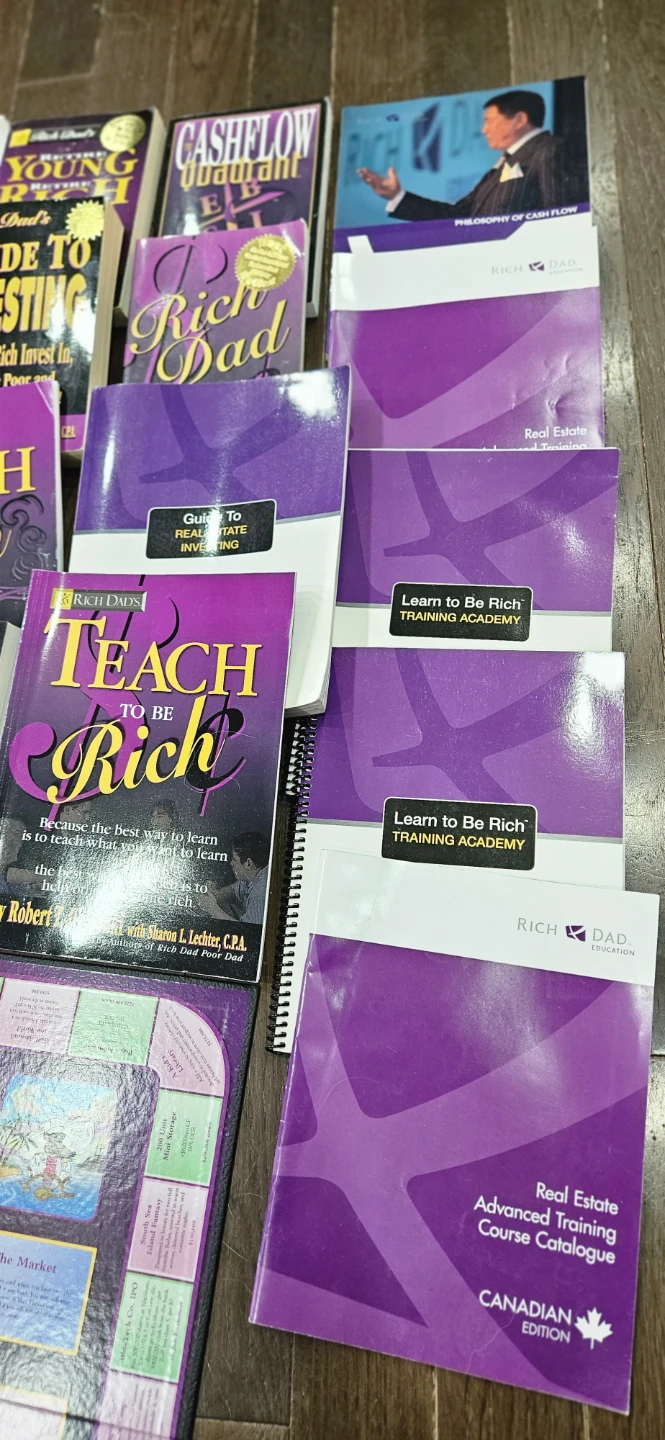 Rich Dad Cashflow 101 Board Game and books bundle - photo 4