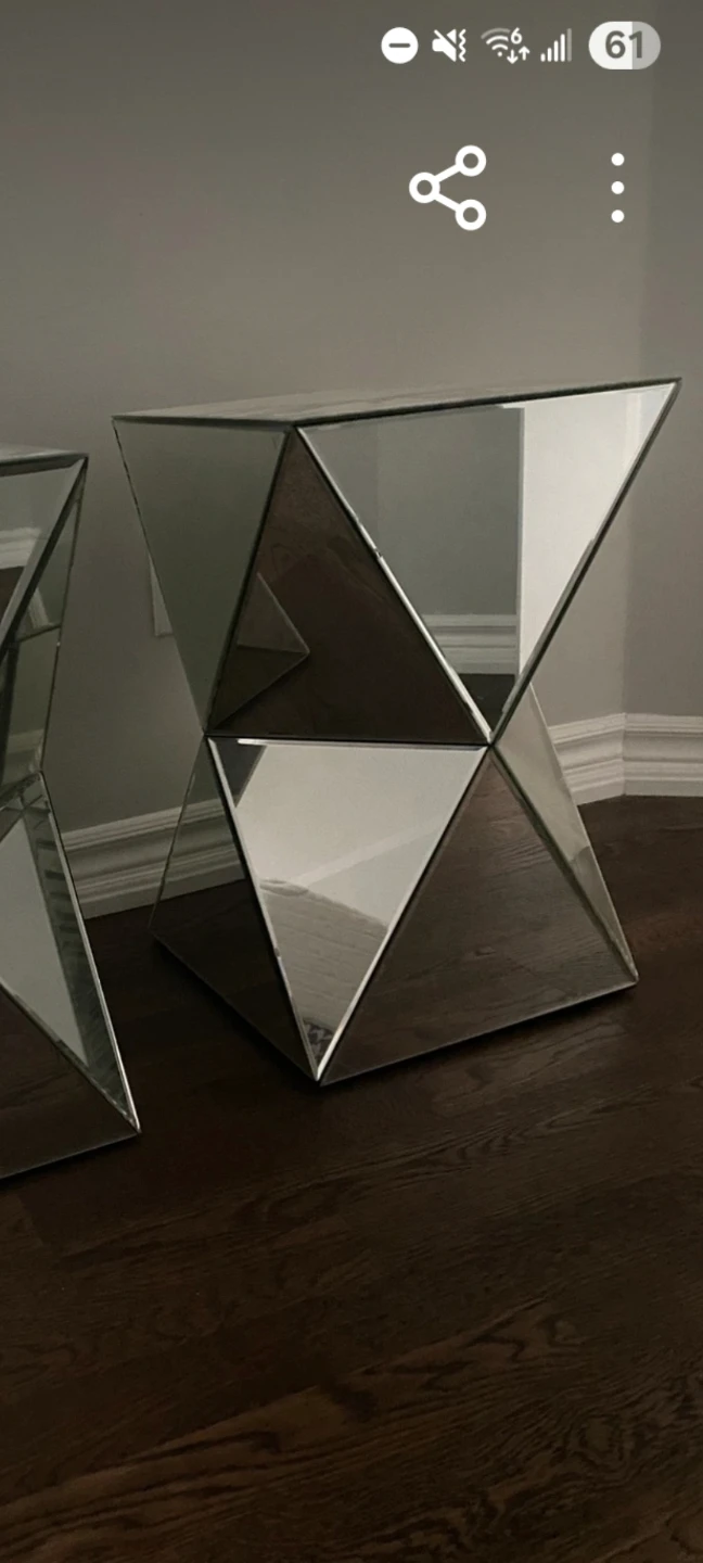 Pier 1 Mirrored Accent Tables (Set of 2) - photo 2