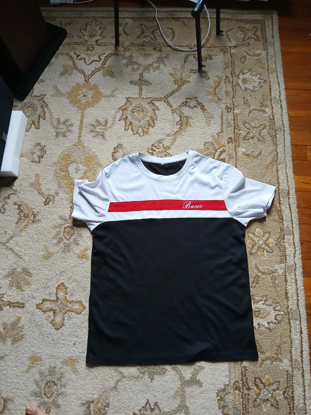 Basic Brand Color Block T-Shirt