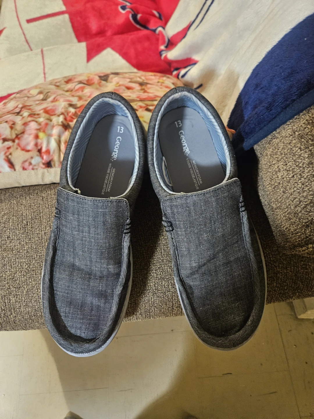 George Men's Size 13 Slip-On Loafer Shoes - photo 2