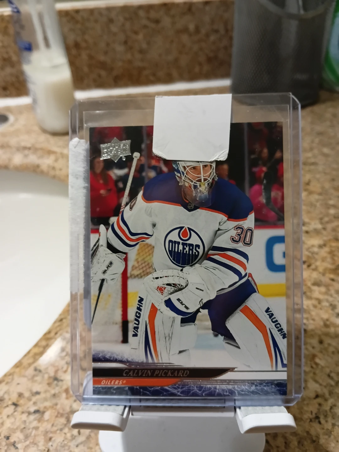 Calvin Pickard Edmonton Oilers Hockey Card 2024-25 Upper Deck