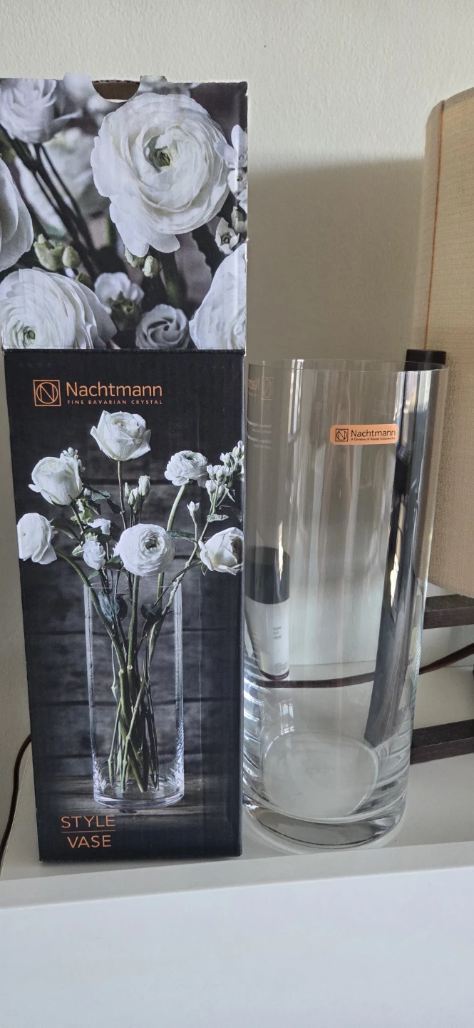 Nachtmann Style Crystal Vase