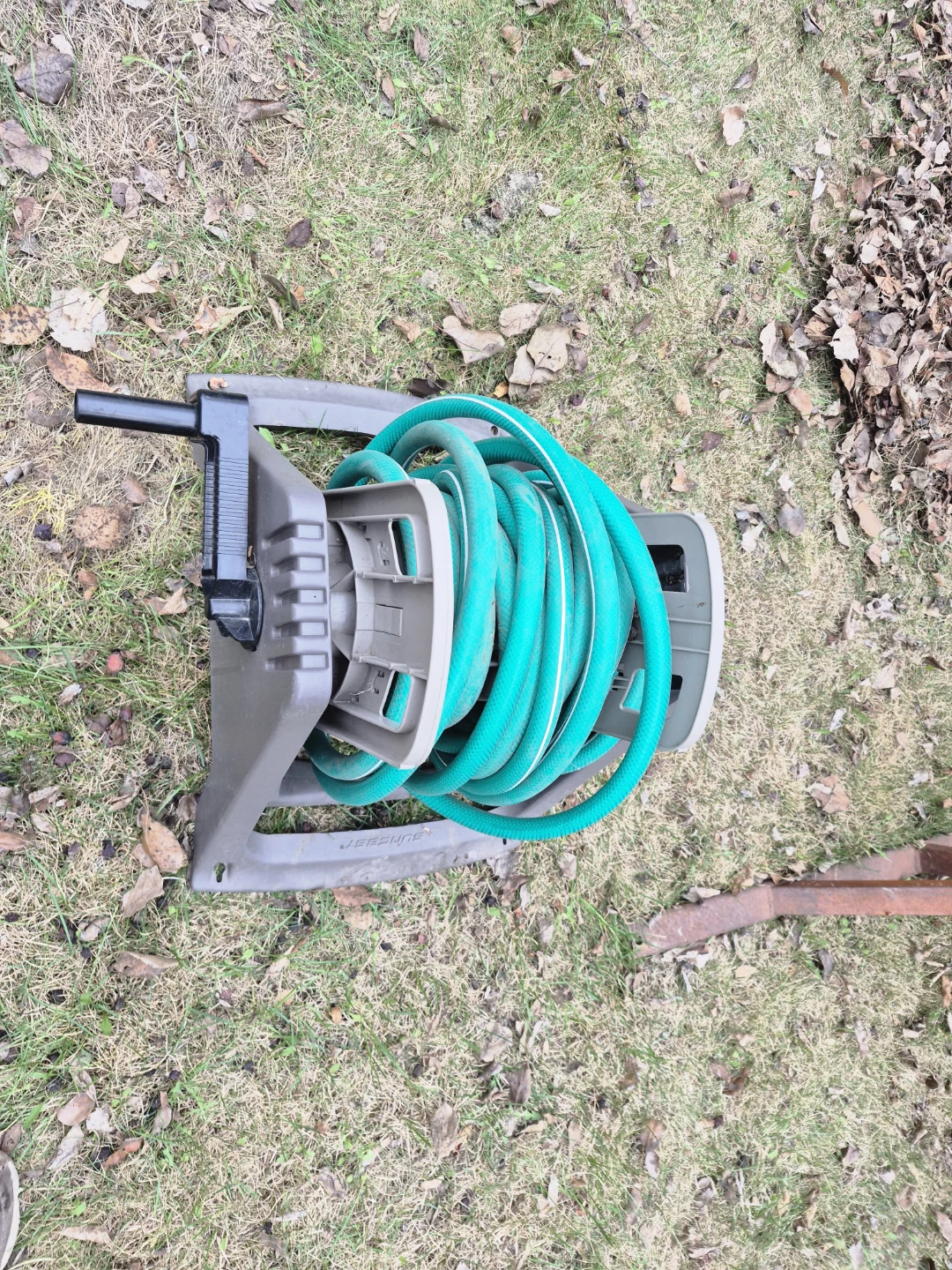 Green Garden Hose with Reel - photo 3