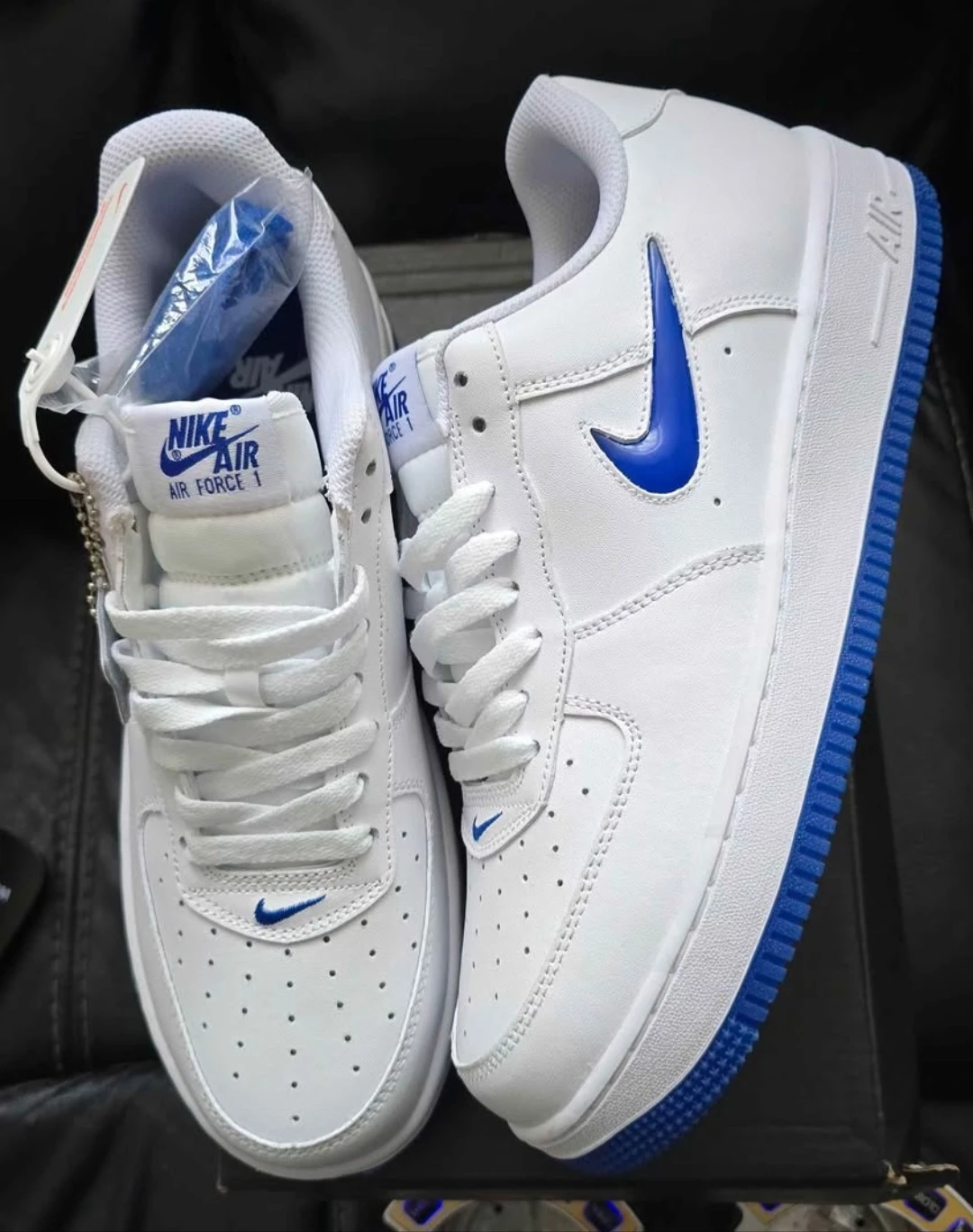 Brand new Nike Air Force special edition White Blue for sale - photo 2