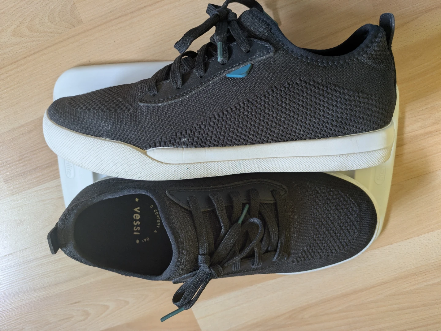 Vessi Weekend Sneakers - Black - Size W10 - photo 2