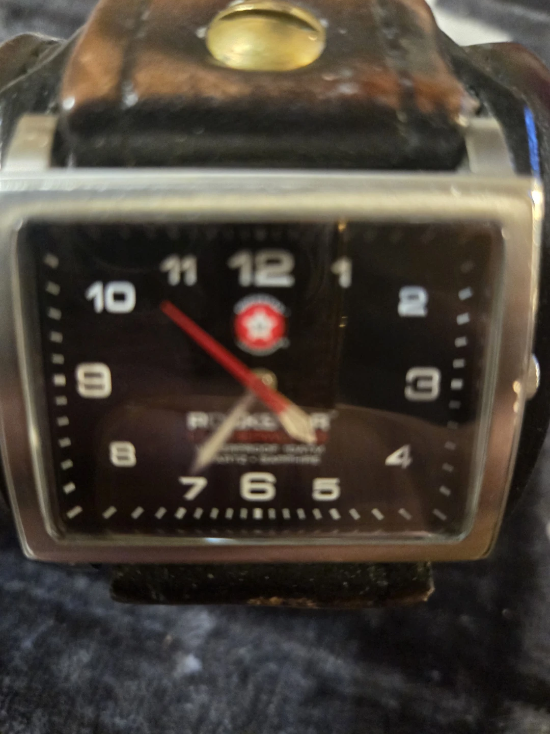 Rockstar Watch - Leather Cuff Band