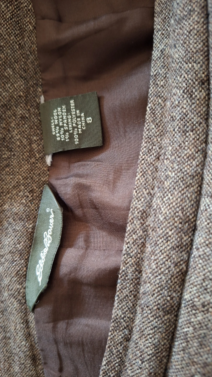 Eddie Bauer Flared Tweed Skirt - Size 8 - photo 2