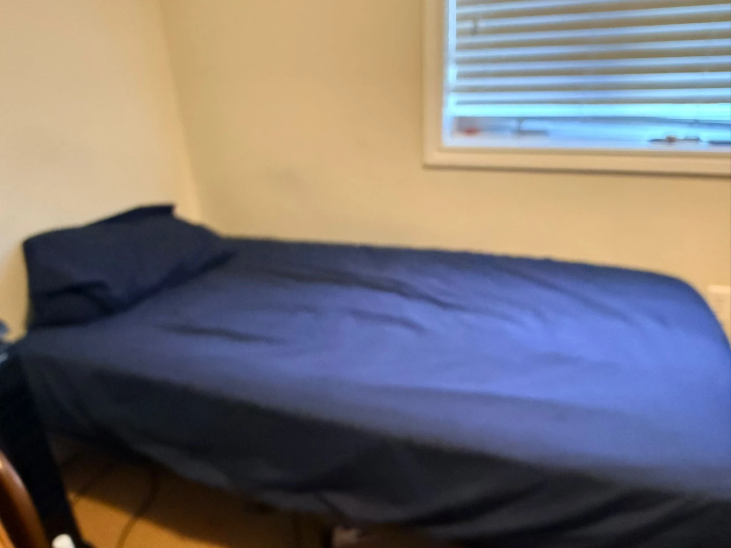 Navy Blue Single Bed Frame