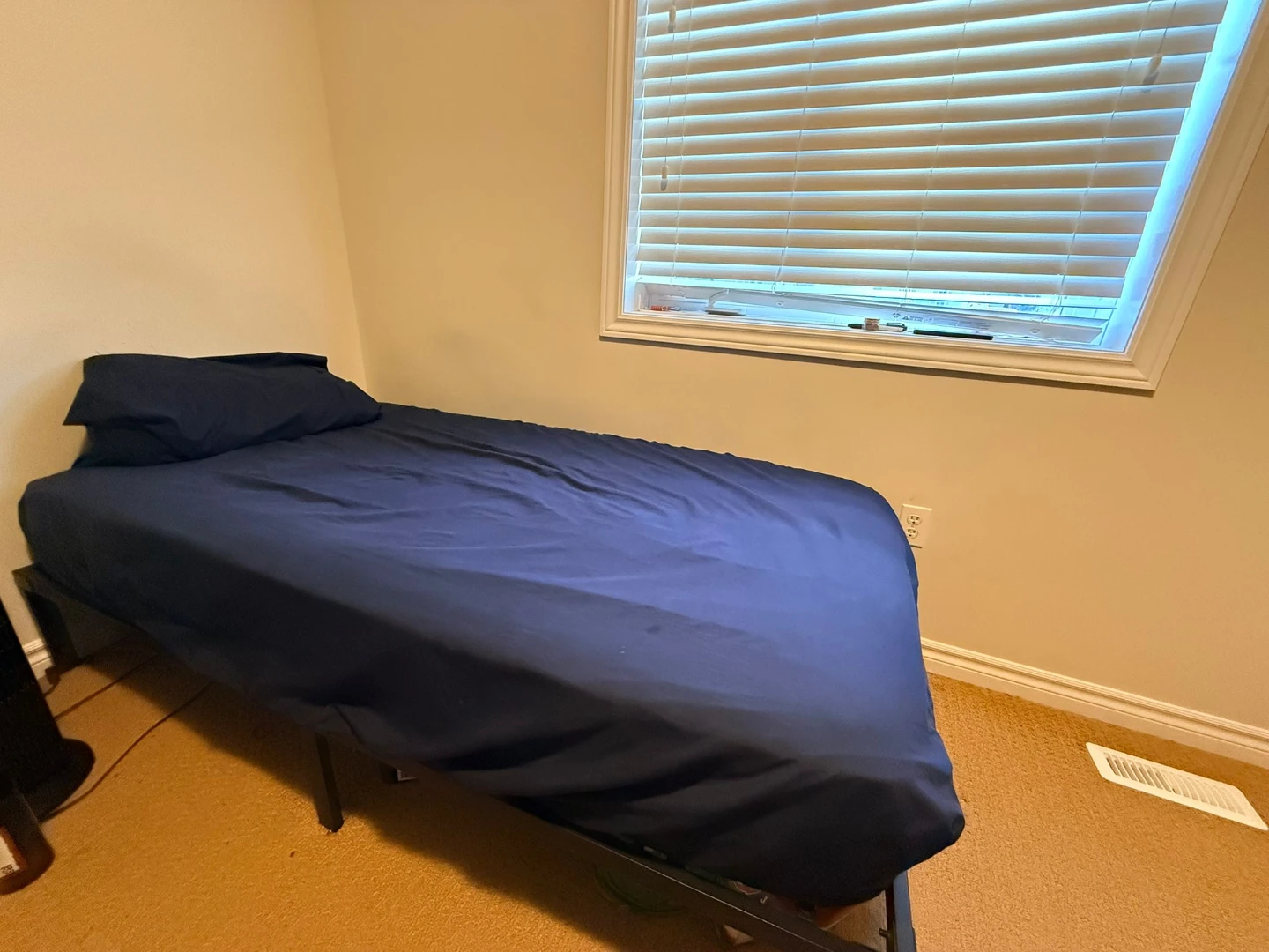 Navy Blue Single Bed Frame - photo 3