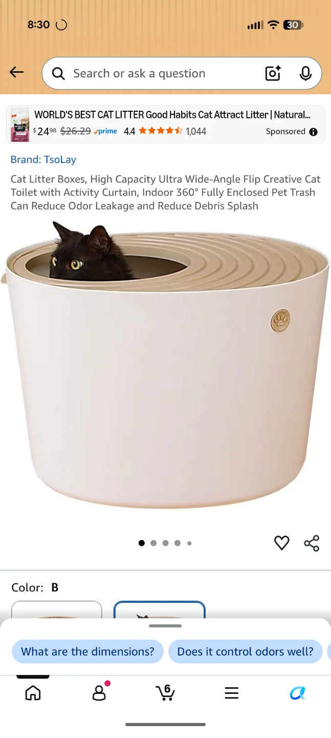 TsoLay Cat Litter Box - photo 2