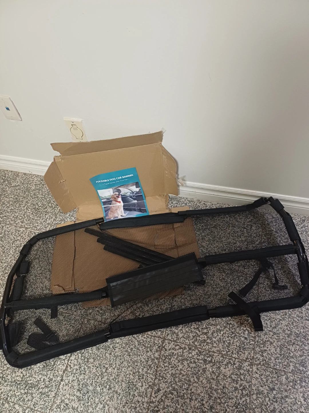 Foldable Dog Car Barrier - photo 2