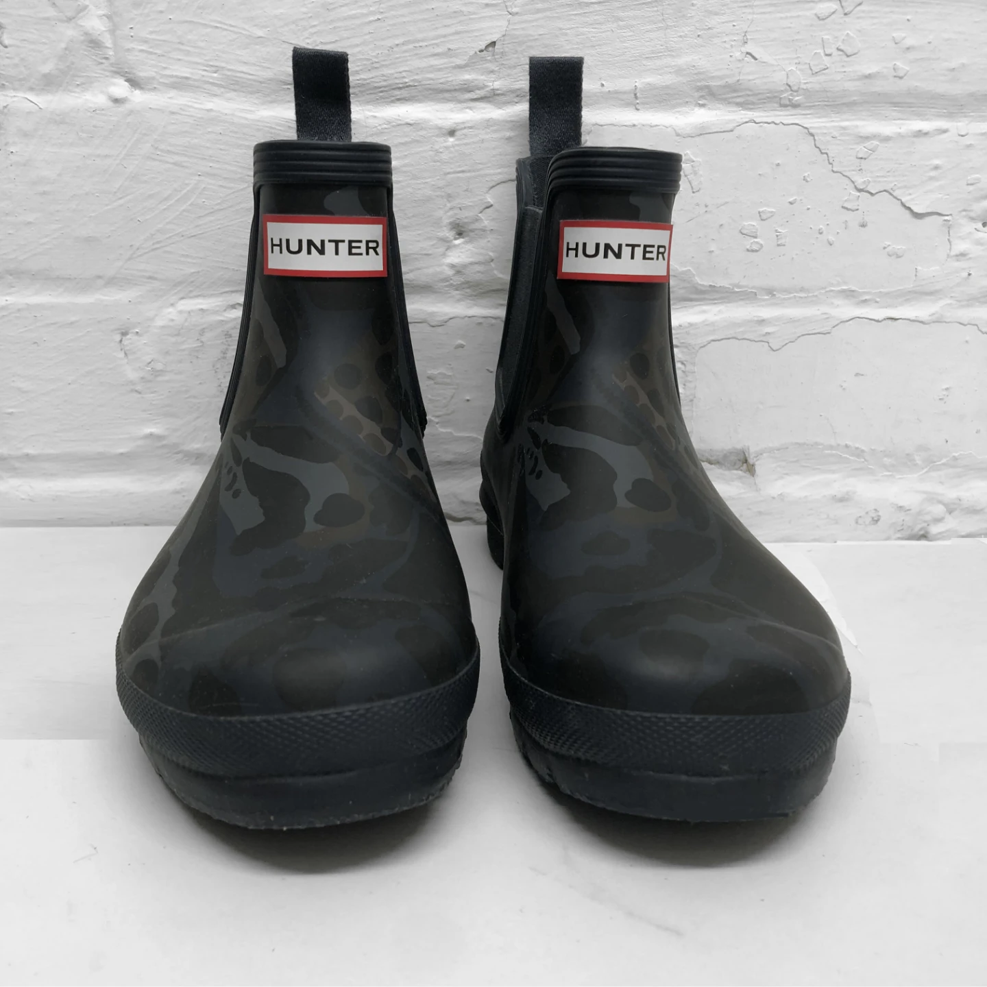 Sz 7 Hunter Original Chelsea Women's Boots, Butterfly Camo Print - photo 2