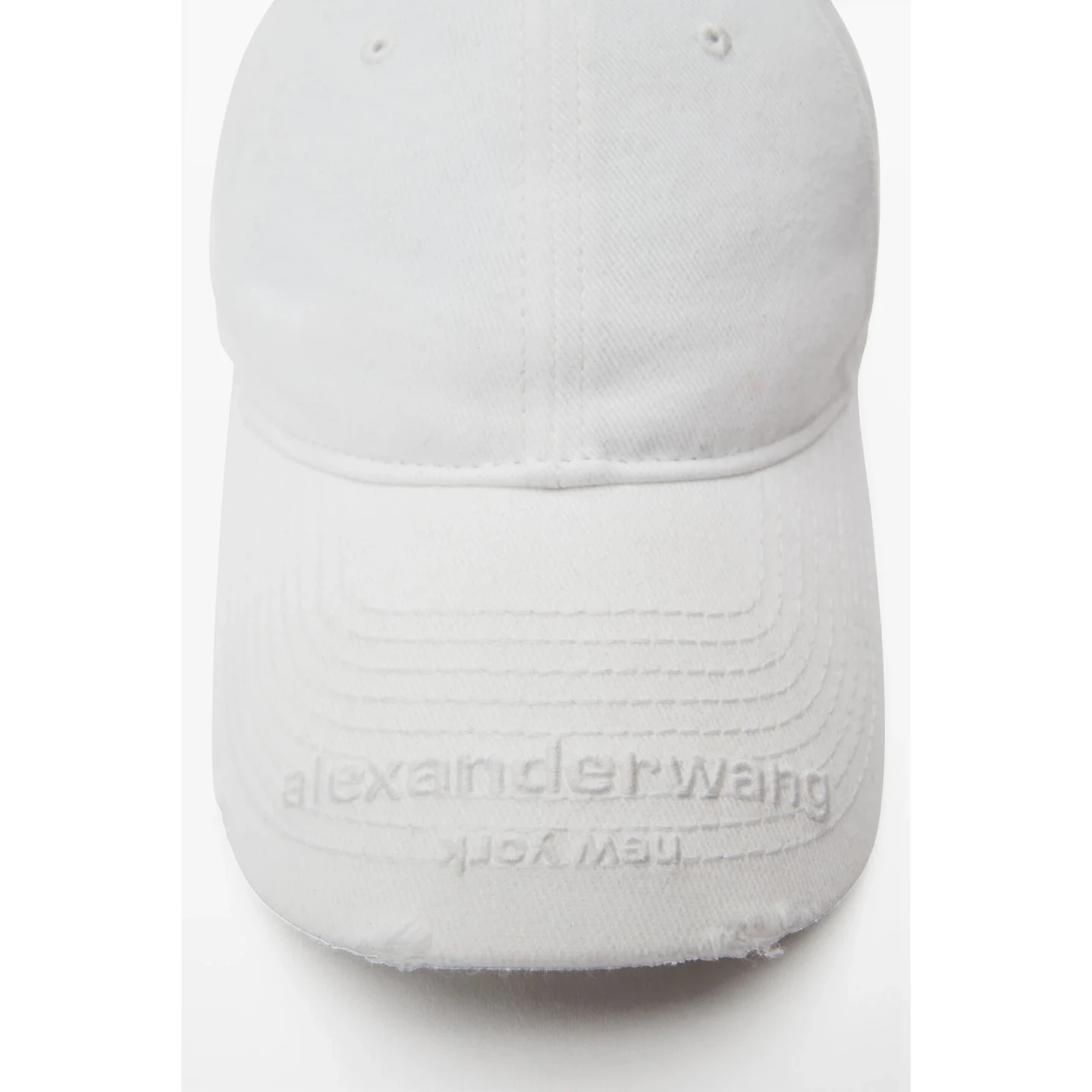 Alexander Wang White Baseball Cap