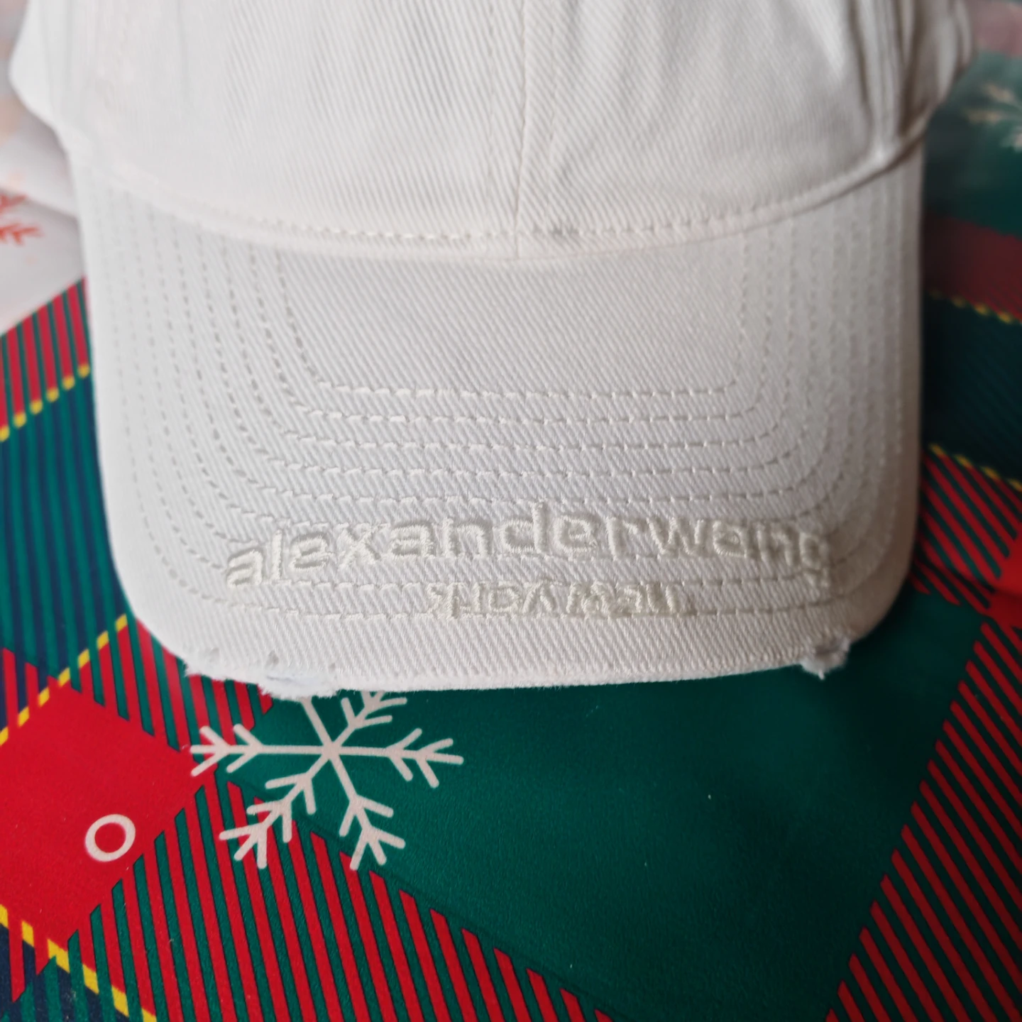 Alexander Wang White Baseball Cap - photo 3