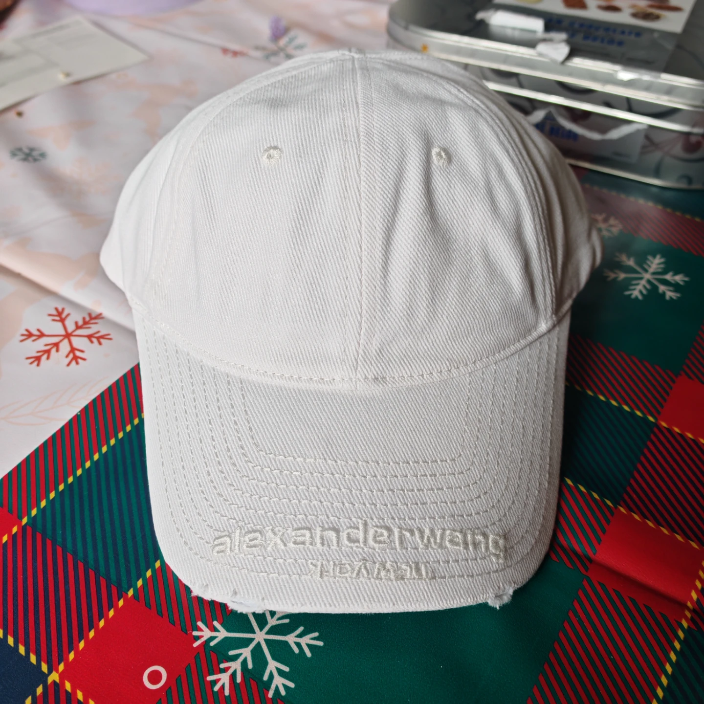 Alexander Wang White Baseball Cap - photo 4