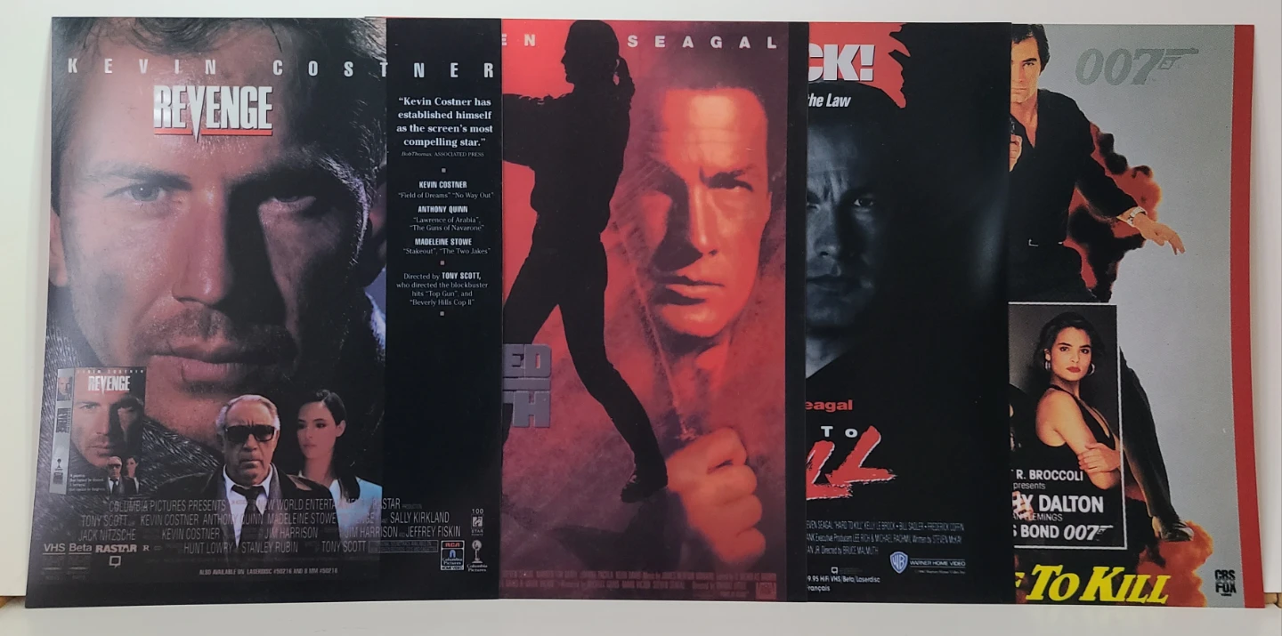 Early 1990s Movie Display Small Plastic Poster Collection - photo 5