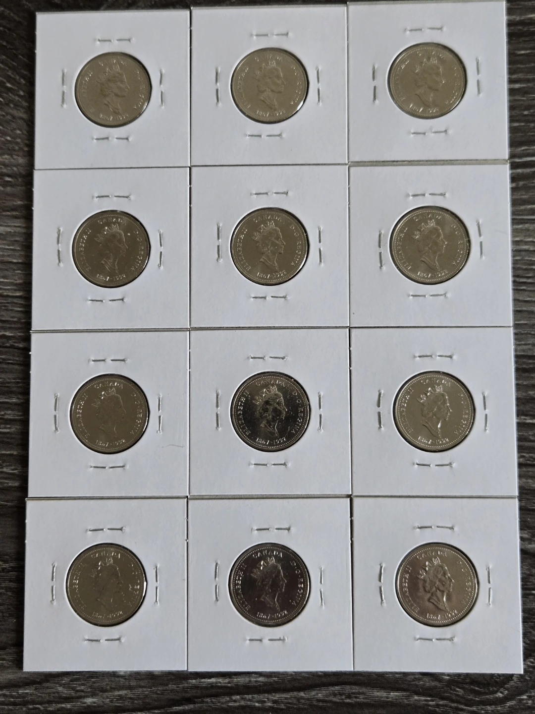1992 Canadian 25 Cent Coins - All Provinces and Territories - photo 2