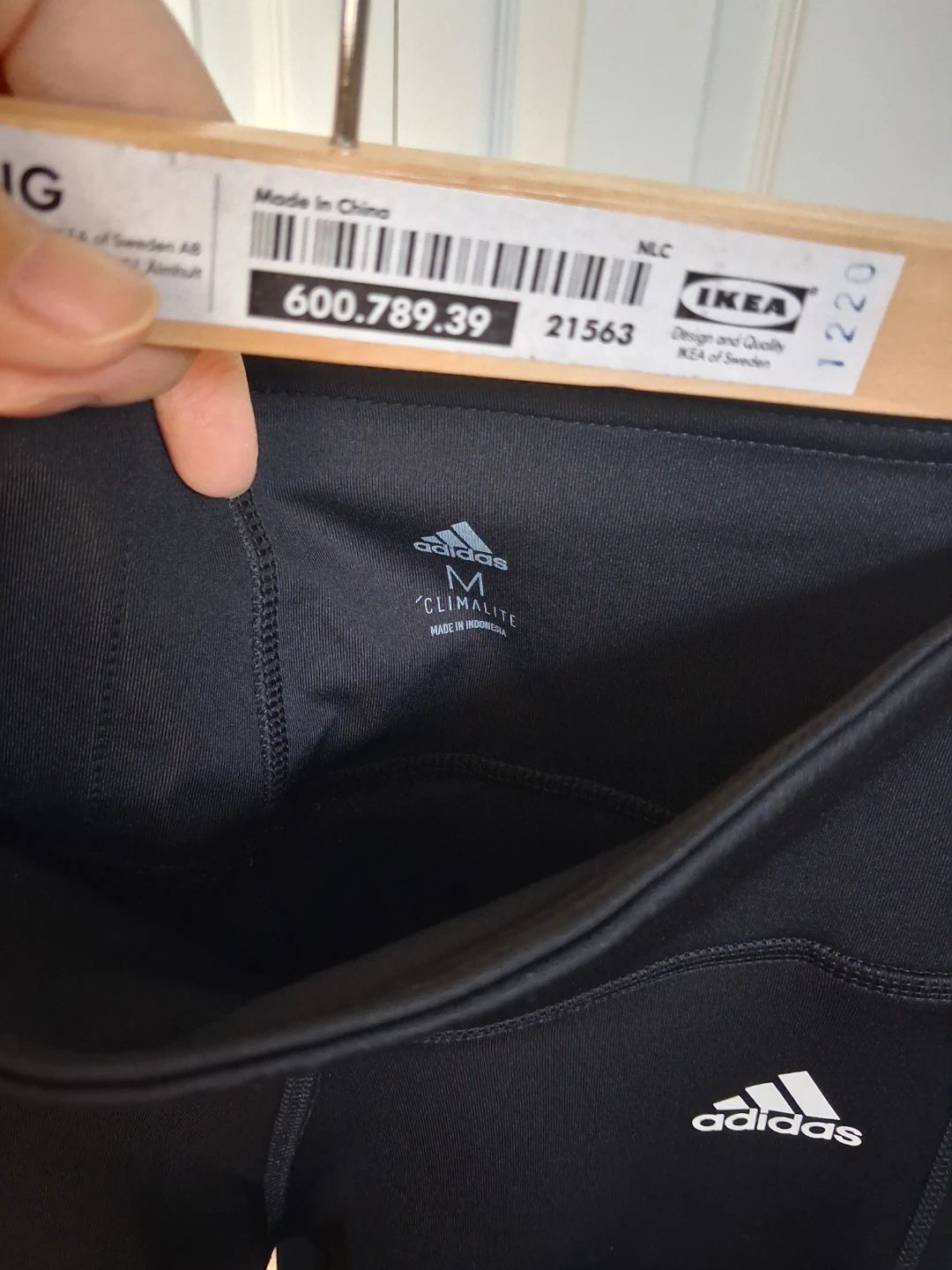 Adidas Climalite Black Leggings Size M - photo 3