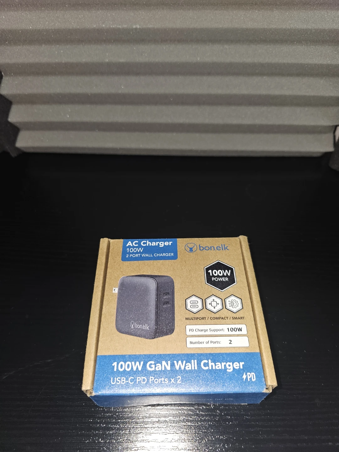 Bonelk 100W GaN Wall Charger with 2 USB-C PD Ports