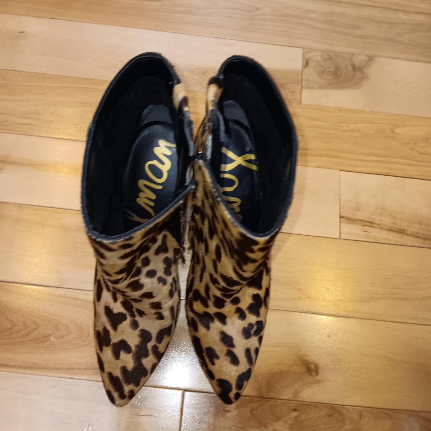 Sam Edelman Leopard Print Ankle Boots - photo 3