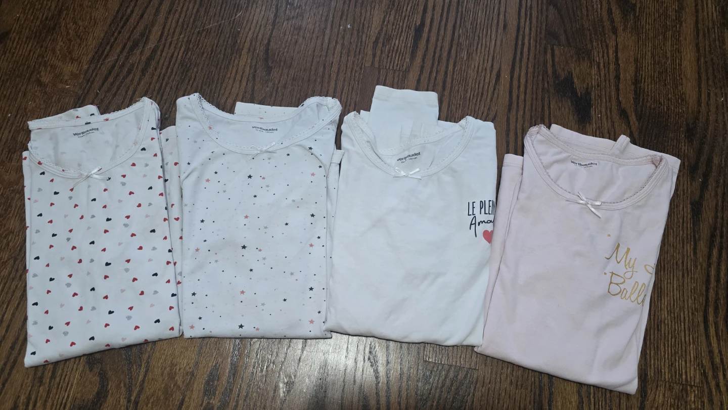 Vertbaudet girls Long Sleeve Tops - 4 Pack 12y - photo 2