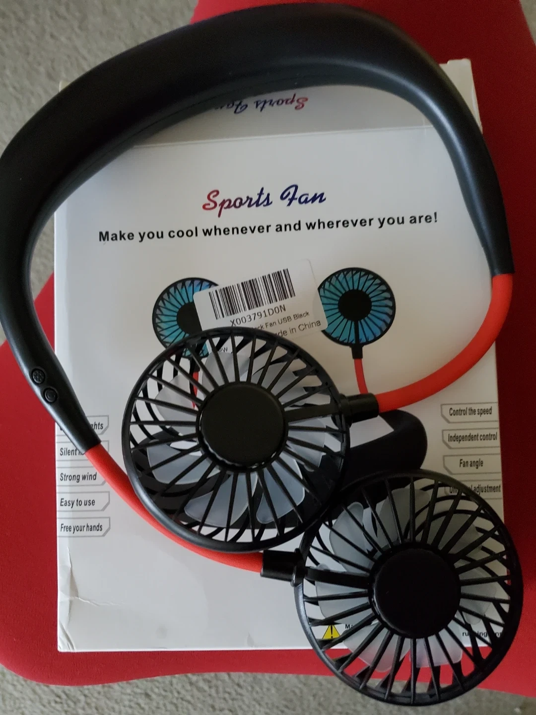 Neck Fan USB Rechargeable