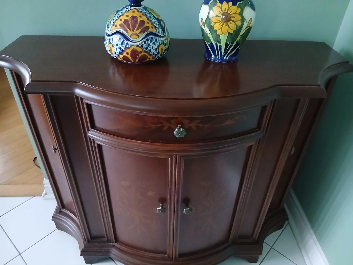 Decorative Buffet Cabinet with Drawer and Doors - photo 2