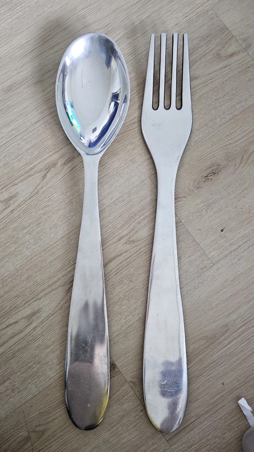 Oversized Spoon and Fork Set