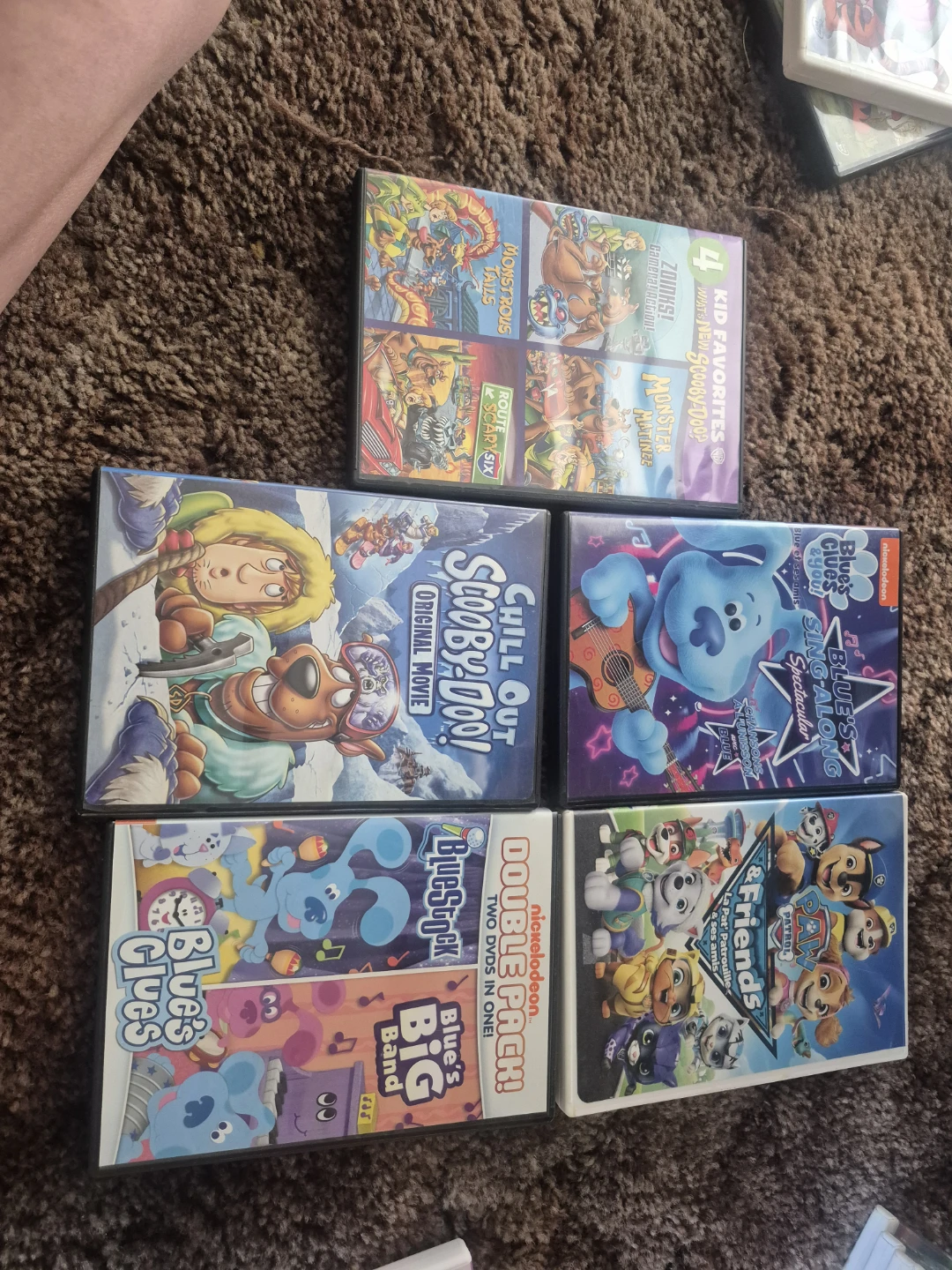 Scooby-Doo, Blue's Clues & Paw Patrol DVDs