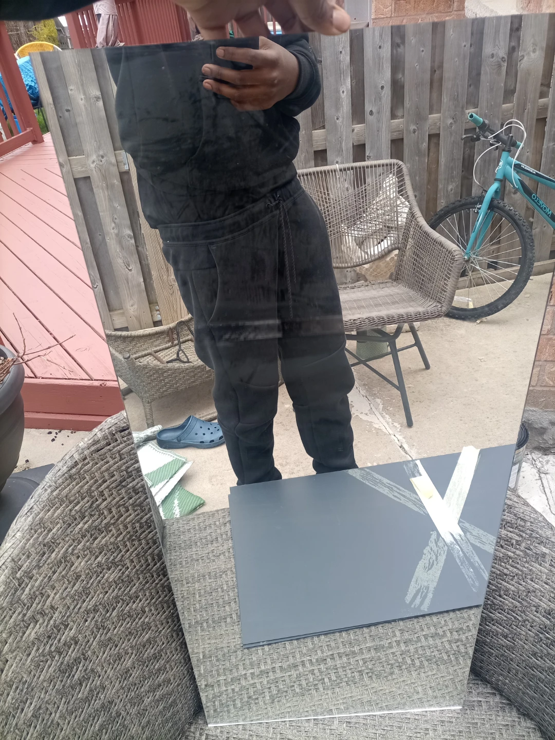 Large Dark Grey Mirror - photo 4