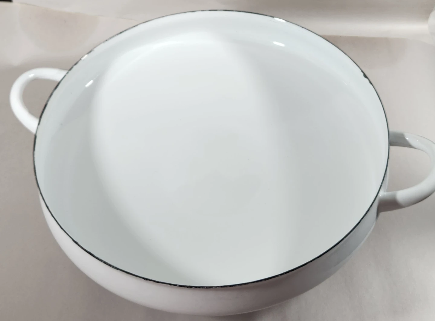 DANSK 13" white paella pan - photo 4