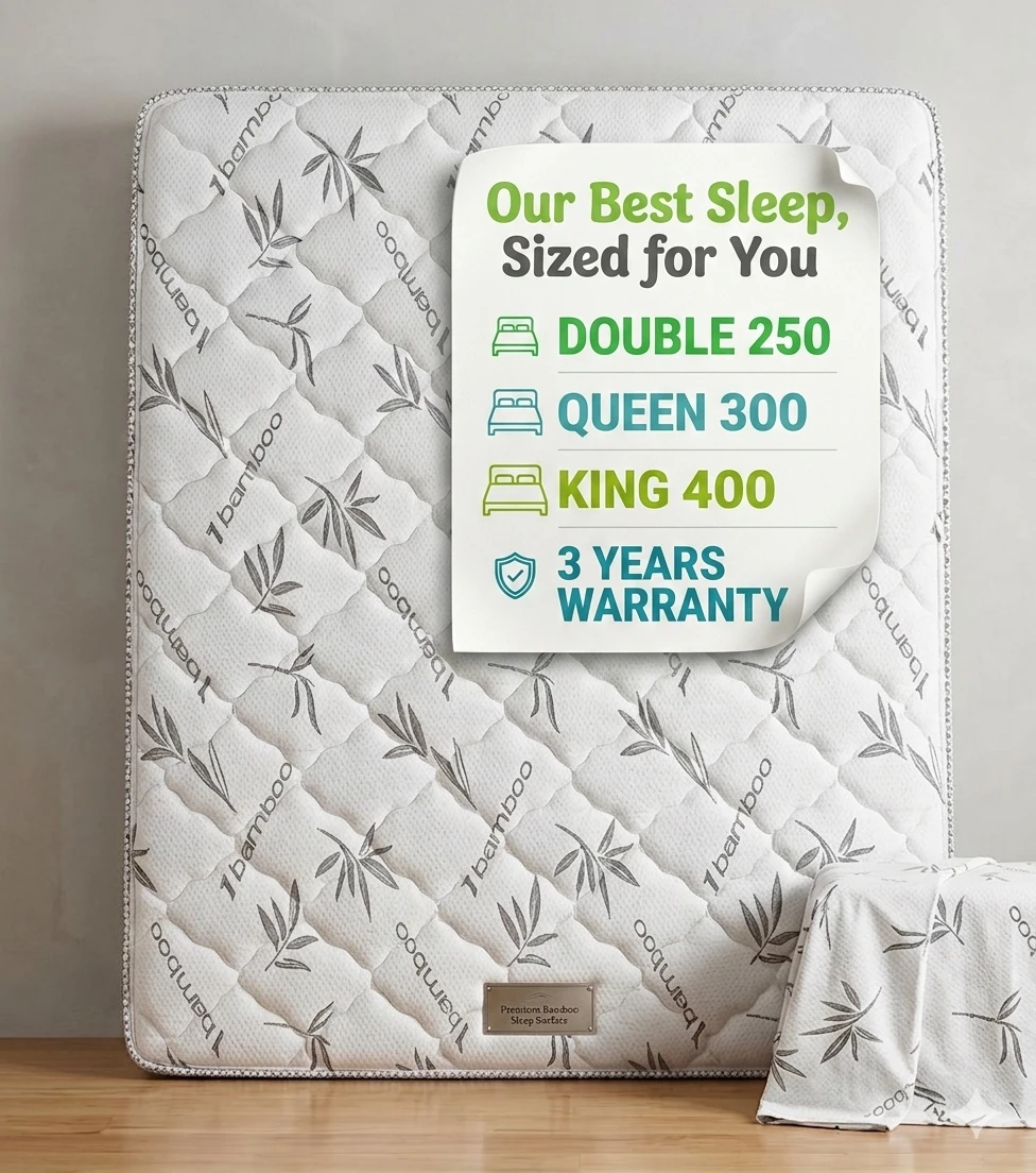 1Bamboo Premium Mattress - Queen