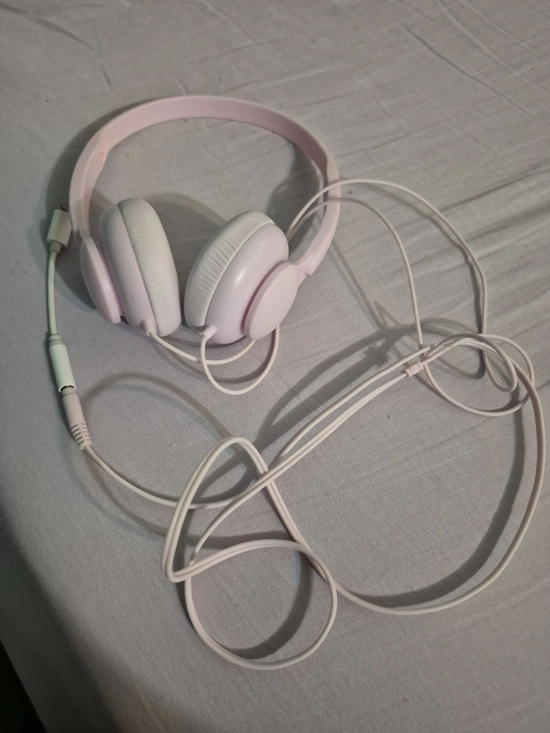 Pink On-Ear Headphones with Cable