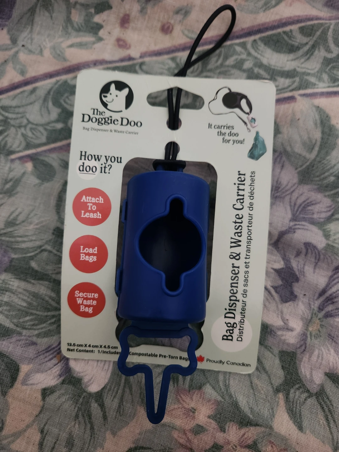 The Doggie Doo Bag Dispenser & Waste Carrier - Blue