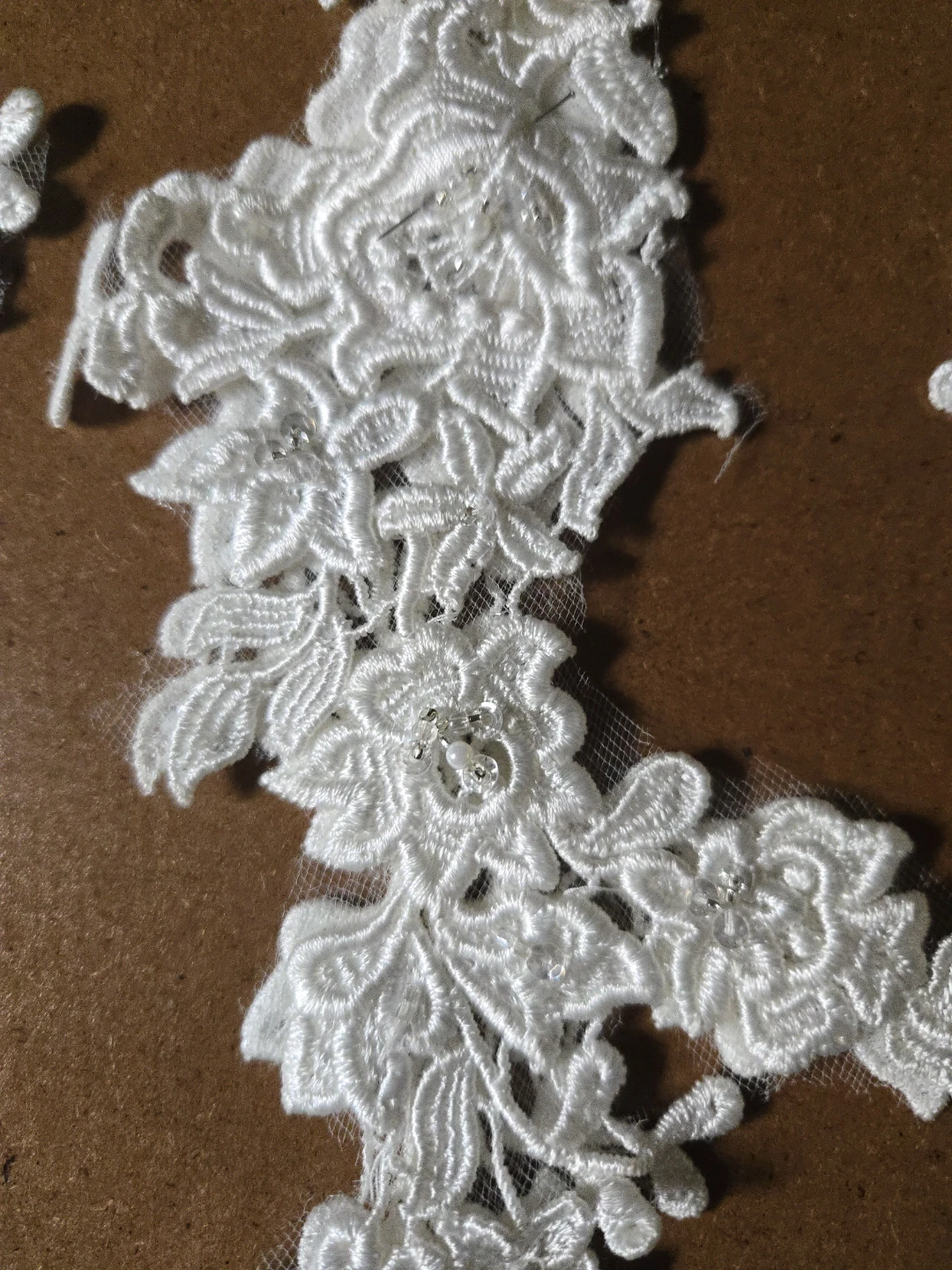 White Lace Appliques for Crafts and Sewing - photo 2