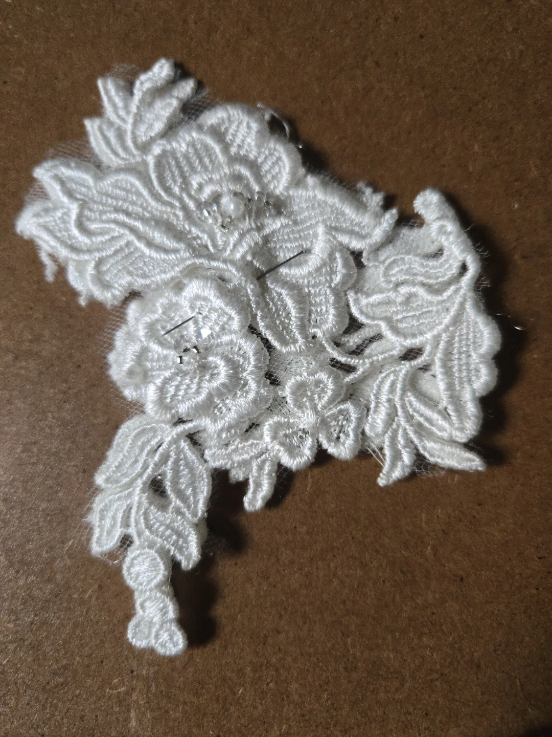 White Lace Appliques for Crafts and Sewing - photo 4