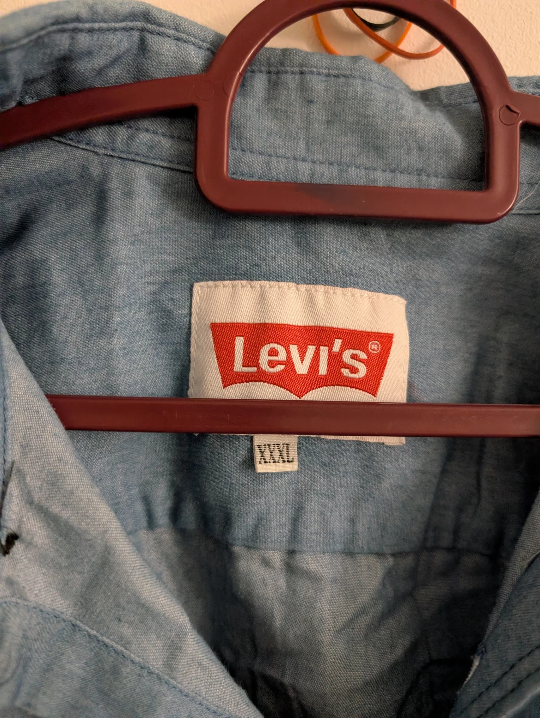 Levi's Chambray Button-Up Shirt Men's casual office shirt - photo 2