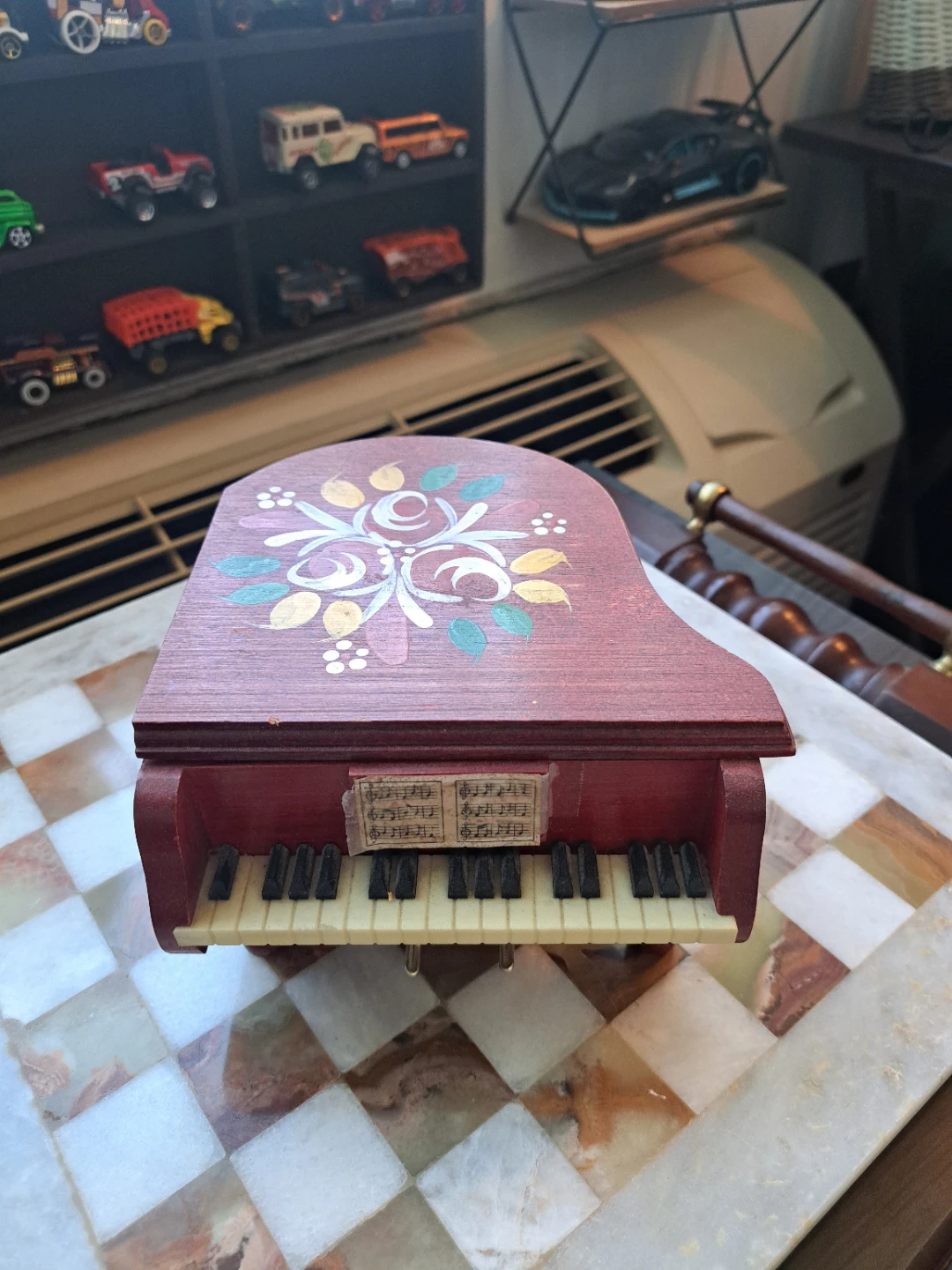 Vintage Wooden Piano Box