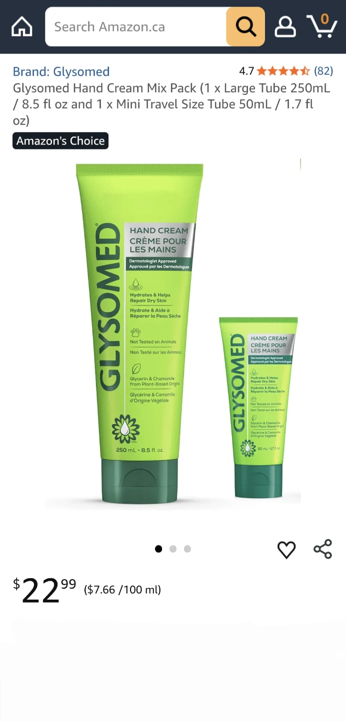 Glysomed Hand Lotion: XL 250ml size NEW