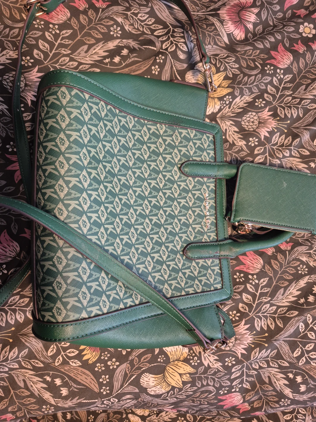Green  Bag with Wallet - photo 2
