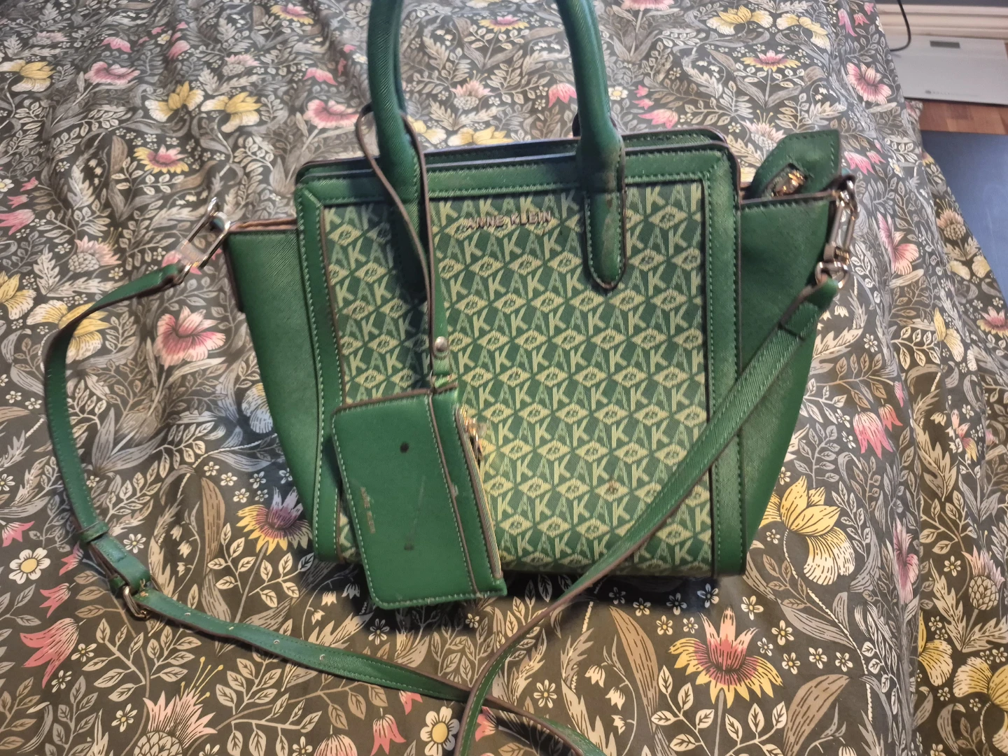 Green  Bag with Wallet - photo 4