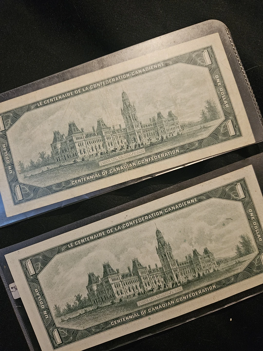 Canada 1 Dollar Banknotes - Centennial of Confederation 1967 - photo 2