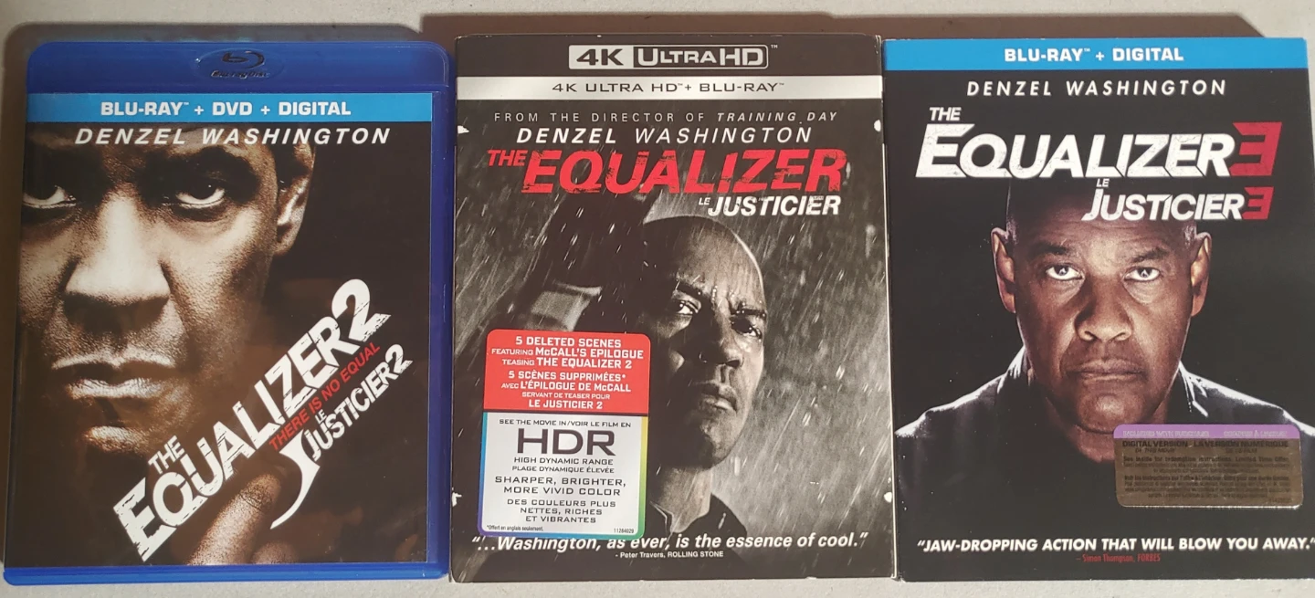 The Equalizer Trilogy 4K Ultra HD + Blu-ray