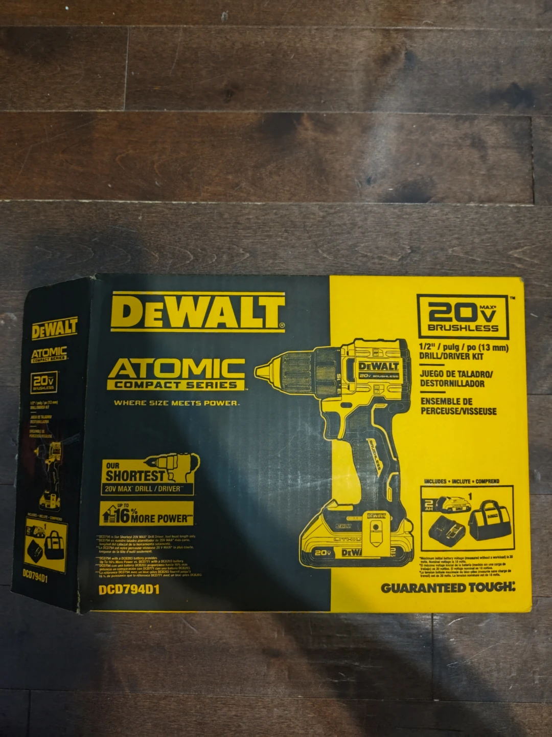 DeWalt Atomic 20V Max Brushless Drill/Driver Kit