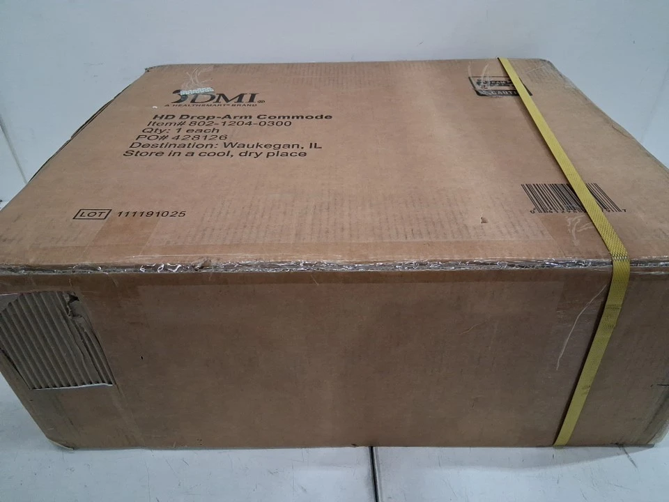 DMI Drop Arm Portable Toilet Commode, Extra-Wide Seat - photo 4