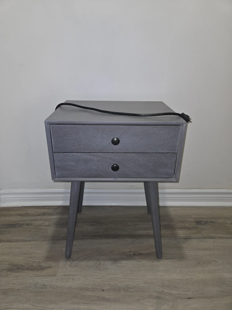 Grey side table