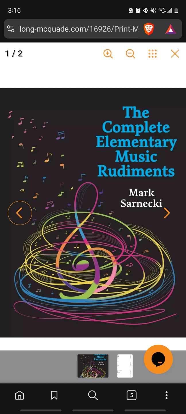 Looking for The Complete Elementary Music Rudiments - Sarnecki