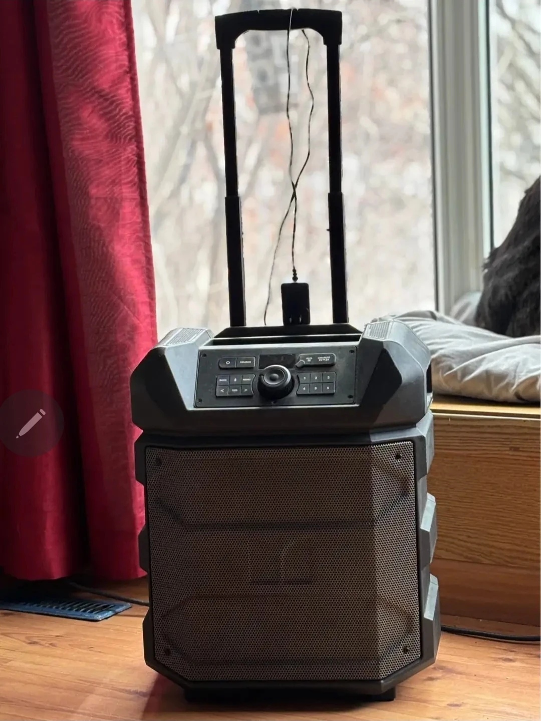Portable MONSTER Bluetooth Speaker with Wheels